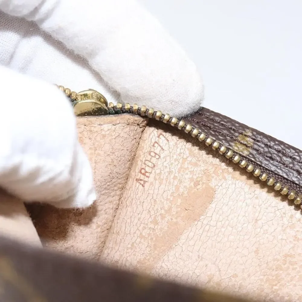 Louis Vuitton Monogram Bucket PM Accessory Pouch Brown